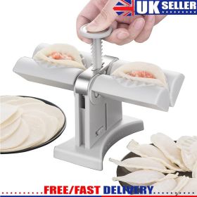 Household Double Head Automatic Dumpling Maker Mould DIY Press Pasty Maker Mold