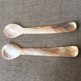 12CM Shell Hotel Coffee Dessert Ice Cream Spoon