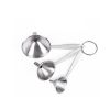 Funnel Set 3PCS Stainless Steel Kitchen Filter Set Handy Strainer for Transferring Fluid Liquid Oil Powder Cooking Utensils Kitchen Gadget Tool