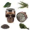 1 Pack Herb Spice Grinder Small Grinders Skull Head Design Multi-purpose Crusher Kitchen Gadgets