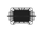 Oceanstar 3-Tier Metal Wire Storage Basket Stand with Removable Baskets â€“ Black