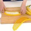 1pc Creative Banana Slicer Fruit Salad Divider Kitchen Gadgets