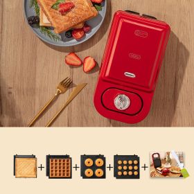 Retro Breakfast Machine Omelette Bread Machine (Option: F-UK)