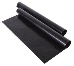 BBQ Grill Mats Grill Mat Grill Pan (Option: 1pc Black)