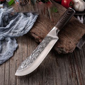 Slaughtering Boning And Cutting Meat Slaughtering Pork And Mutton Slicing Fish Melon And Fruit Boning Knife Stainless Steel (Option: MTG46)