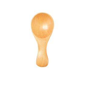 4/10/20Pcs Small Mini Natural Wooden Spoon Short Handle Spoon Kitchen Spice Condiment Spoon Sugar Tea Coffee Honey Scoop Gadgets (Color: Natural Wood Color)