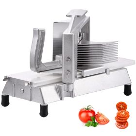 Commercial And Home Sharp Blades Restaurant Manual Tomato Slicer (Color: Silver)