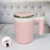 Fully Automatic Stirring Cup 380ml; Portable Rechargeable Coffee Milk Mixed Magnetic Water Cup; Small Kitchen Appliances