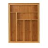 Expandable Kitchen Utensils Drawer Organizer  For Bamboo Flatware Organizer