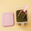 Plastic Ice Block Shovel Flour Food Candy Scoop Coffee Beans Bar Ice Scraper Corn Grain Spoon Kitchen Storage Buffet Gadgets