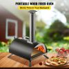 Outdoor Party Stainless Steel Portable Wood Pellet Burning Pizza Oven With Accessories