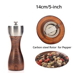 MHigh Quality Beech Pepper Salt Grinder (Option: Pepper-5inch)